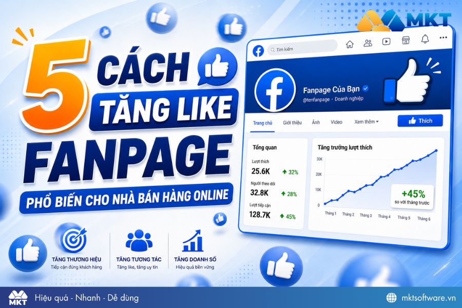 5 cách tăng like Fanpage phổ biến 5 cách tăng like Fanpage phổ biến