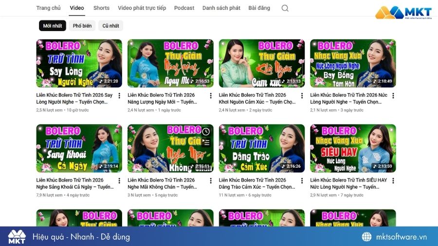 Anh Ninh hài lòng với hiệu quả tăng view YouTube từ MKT Tube