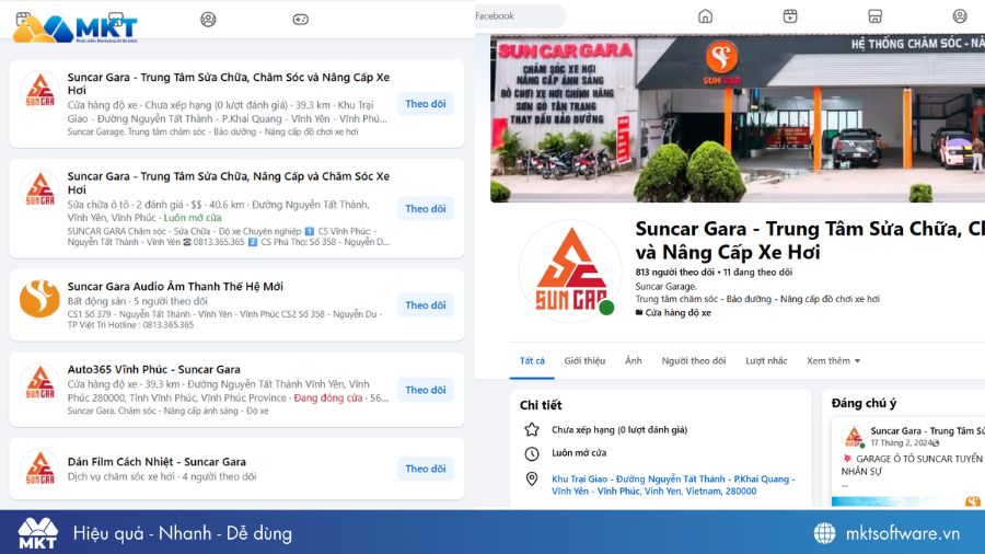 Chị Ngọc hài lòng với hiệu quả vận hành fanpage từ MKT Page
