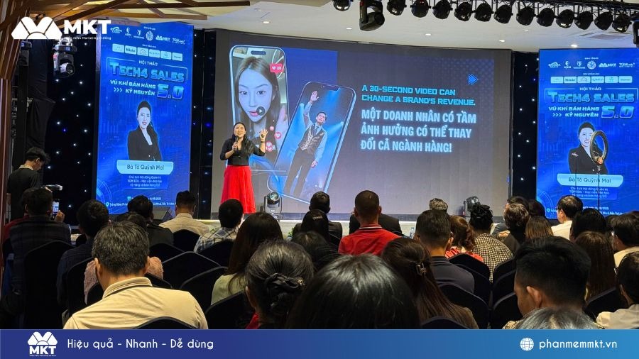 Bà Tô Quỳnh Mai chia sẻ chiến lược KOC Mastery x KOE Impact tại Tech4Sales