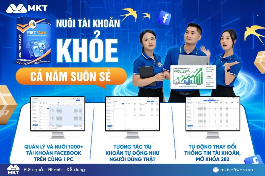 MKT Care – Phần mềm auto đăng bài, seeding tự động hiệu quả nhất