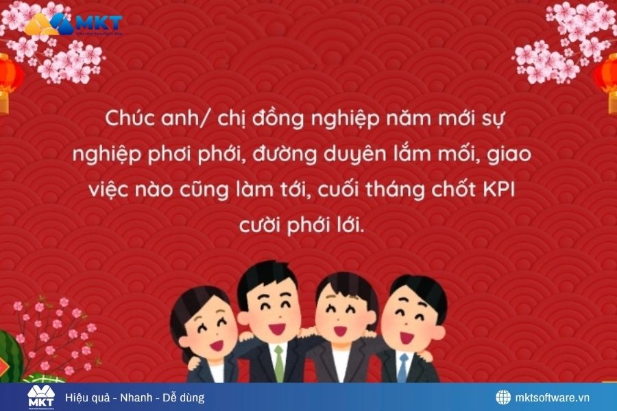 STT khai xuân đầu năm cho đồng nghiệp