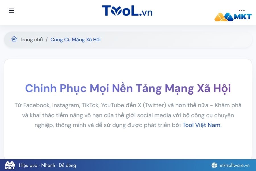 Phần mềm hỗ trợ đặt lịch đăng bài trên Facebook Social Toolvn