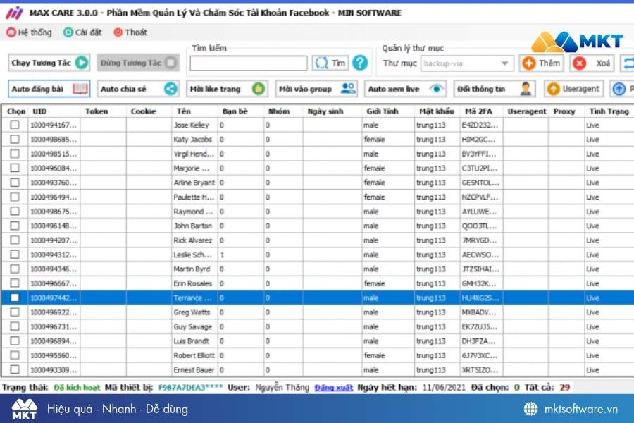 MaxCare - Phần mềm lên lịch đăng bài Facebook tự động
