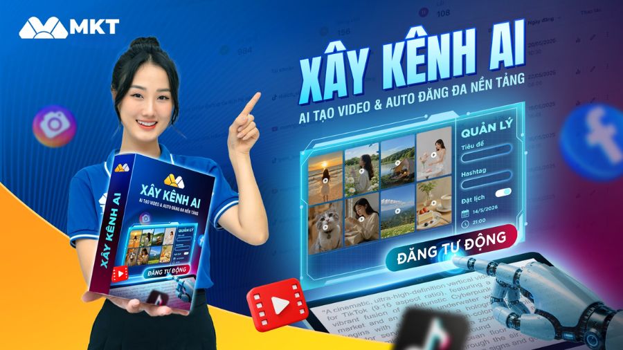 Tạo video AI từ ảnh trên điện thoại dễ dàng với Xây kênh AI