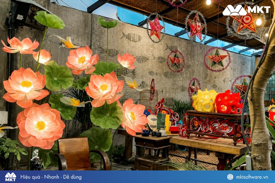 Tạo không gian đậm chất Trung Thu