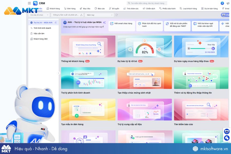 MISA AMIS CRM – Phần mềm CRM tích hợp AI Agent MISA AMIS CRM – Phần mềm CRM tích hợp AI Agent