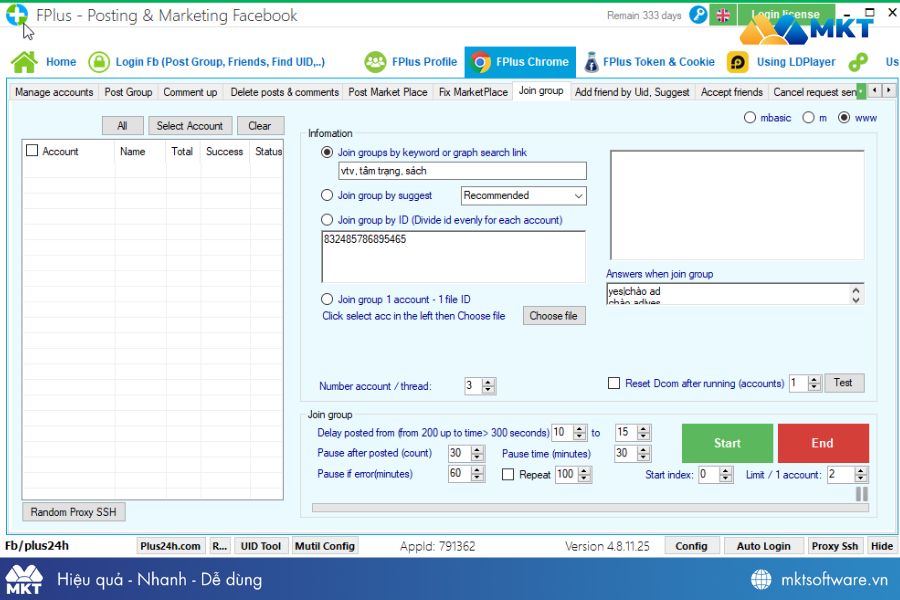 Công cụ đăng bài tự động Facebook FPlus