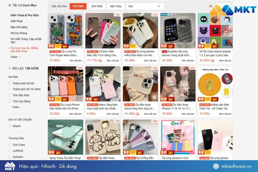 Phụ kiện điện thoại được bán nhiều và đa dạng trên Shopee Phụ kiện điện thoại được bán nhiều và đa dạng trên Shopee