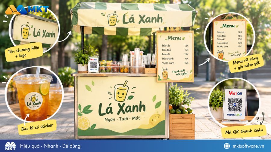 Bạn có thể thiết kế xe bán hàng rong để tạo ấn tượng với khách hàng 