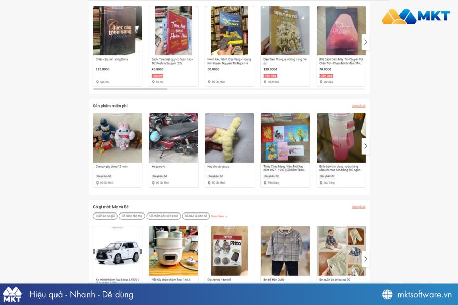 Bán đồ cũ trên các website hoặc app đồ cũ Bán đồ cũ trên các website hoặc app đồ cũ