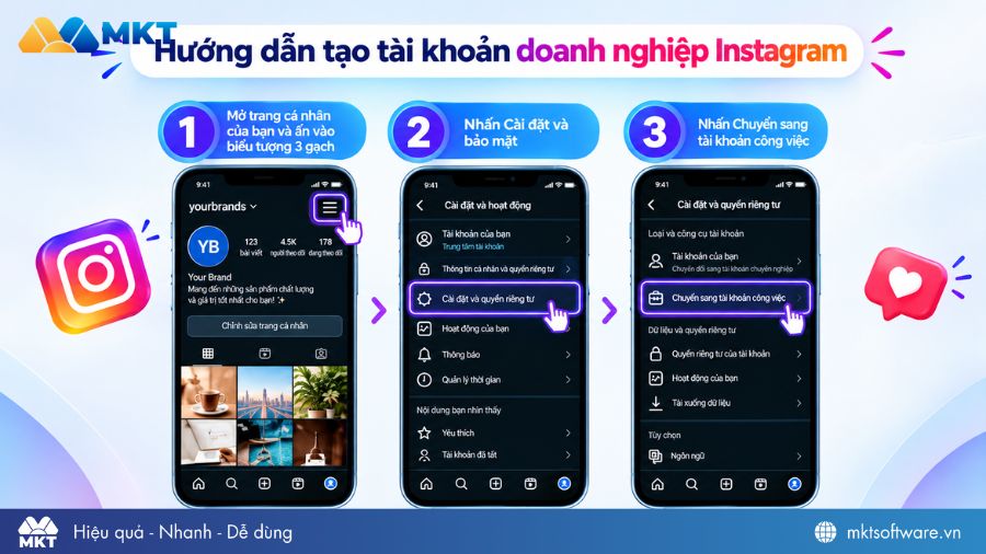 Bước đầu tiên để tạo Tài khoản doanh nghiệp Bước đầu tiên để tạo Tài khoản doanh nghiệp