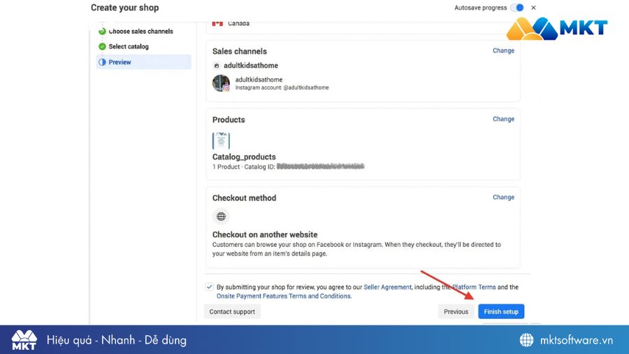 Giao diện set up cửa hàng Instagram Giao diện set up cửa hàng Instagram