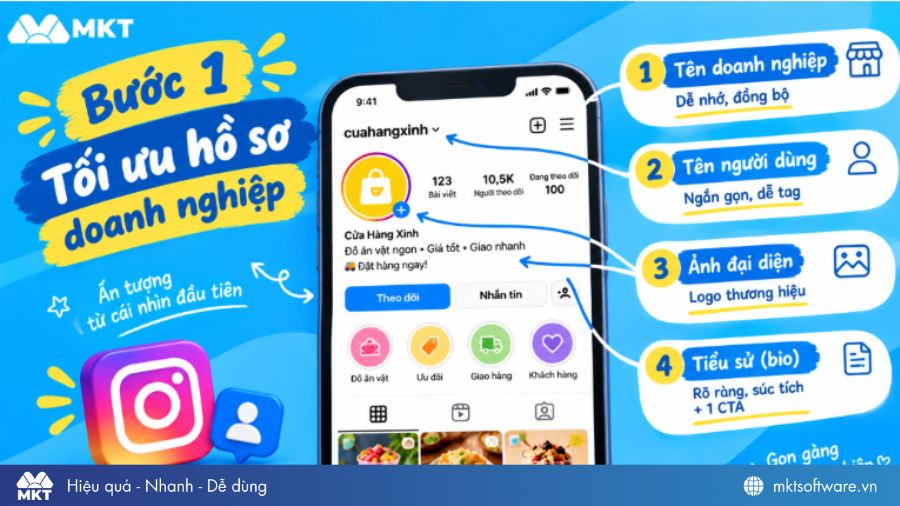 Tối ưu hóa hồ sơ tài khoản doanh nghiệp Tối ưu hóa hồ sơ tài khoản doanh nghiệp