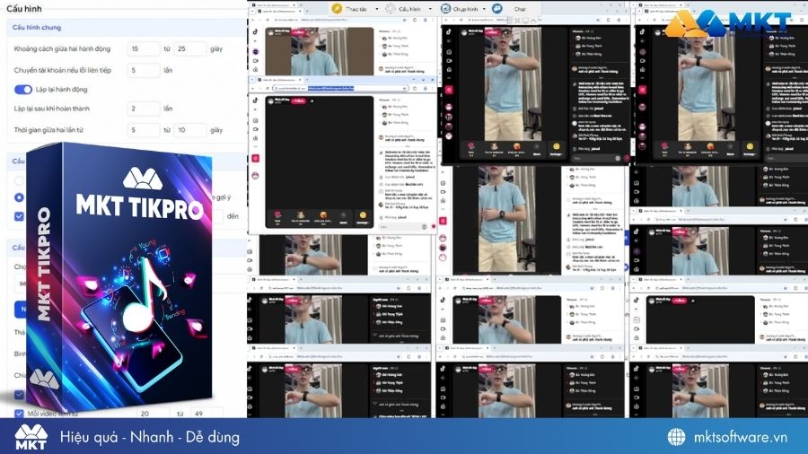 MKT TikPro tăng tương tác livestream TikTok