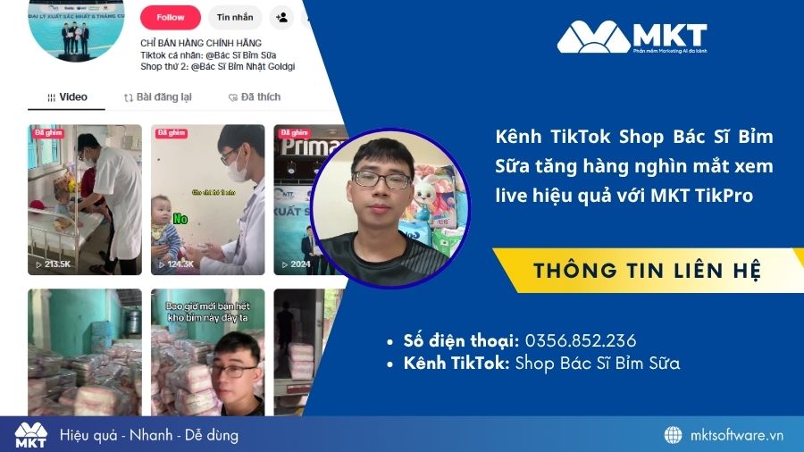 Anh Cáp Trọng Quý – chủ kênh TikTok Shop Bác Sĩ Bỉm Sữa chia sẻ về quá trình bán hàng trên TikTok Anh Cáp Trọng Quý – chủ kênh TikTok Shop Bác Sĩ Bỉm Sữa chia sẻ về quá trình bán hàng trên TikTok