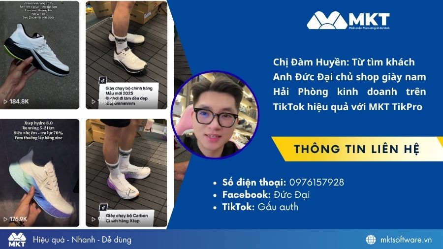 MKT TikPro giúp shop Gấu Auth giảm nhiều thao tác thủ công MKT TikPro giúp shop Gấu Auth giảm nhiều thao tác thủ công