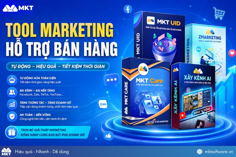 Các phần mềm marketing AI tự động