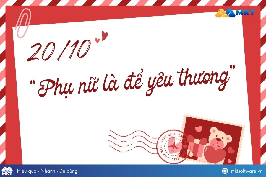 Slogan 20/10 hay và ấn tượng