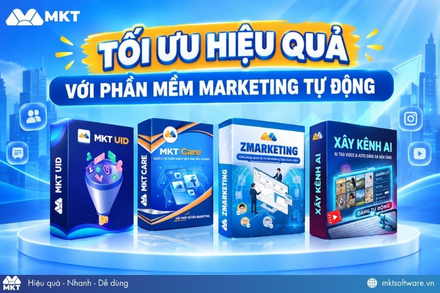 Hệ sinh thái phần mềm marketing tự động từ MKT Software Hệ sinh thái phần mềm marketing tự động từ MKT Software