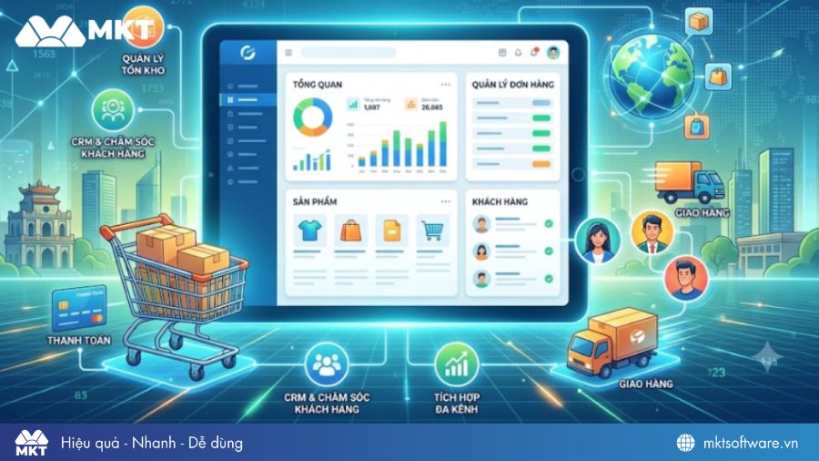 Phần mềm bán hàng online Phần mềm bán hàng online