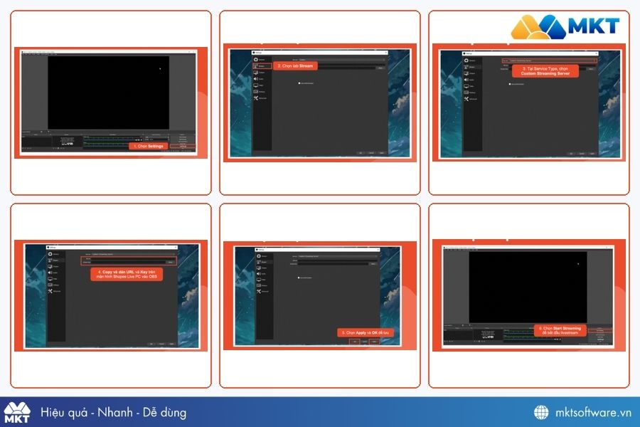 Kết nối OBS với Shopee Live Kết nối OBS với Shopee Live