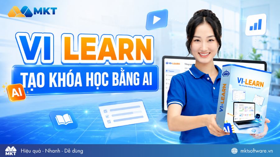 Tạo khóa học bằng AI với VI LEARN