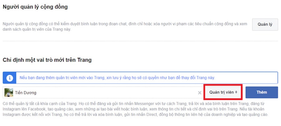 Cách thêm thành viên quản trị trang fanpage mới nhất 2023