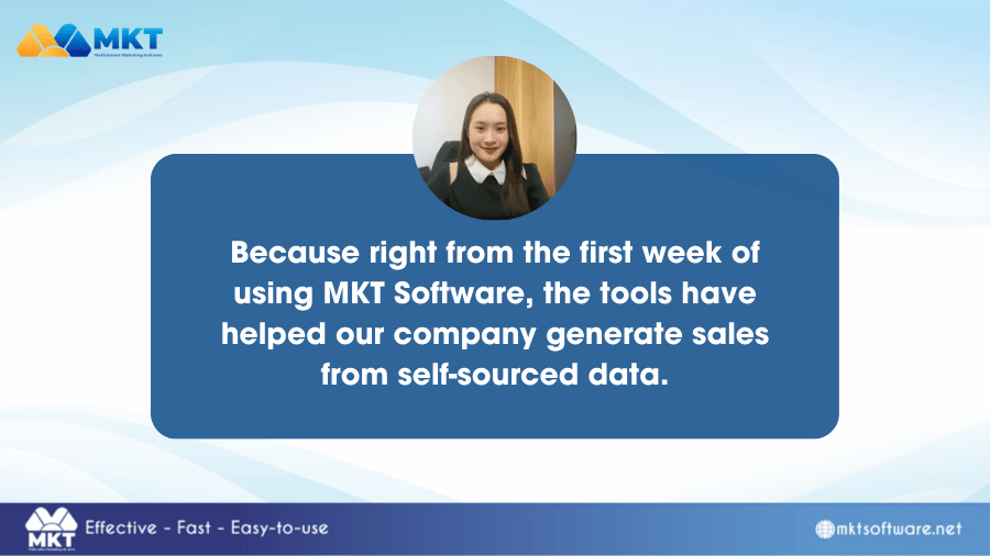 Ms. Dung's sharing about MKT Software ACAC Academy's Sales Director Shares Secrets to Boost Sales in 7 Days