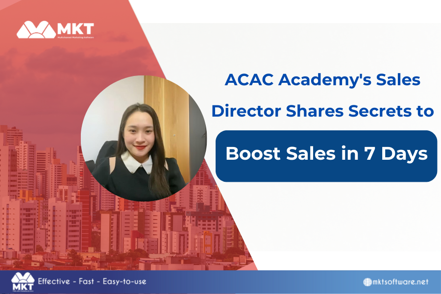 ACAC Academy's Sales Director Shares Secrets to Boost Sales in 7 Days ACAC Academy's Sales Director Shares Secrets to Boost Sales in 7 Days