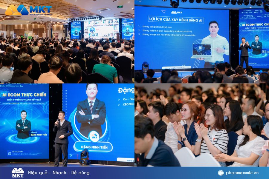 Hơn 1000 doanh nghiệp “bật công tắc AI” tại sự kiện AI ECOM THỰC CHIẾN lớn nhất năm 2025